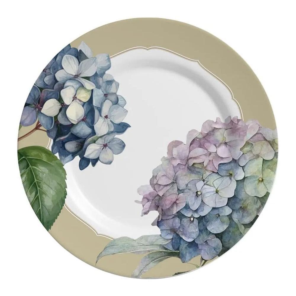 Conjunto 6 Pratos Rasos Hortênsia Alleanza 29cm Premium