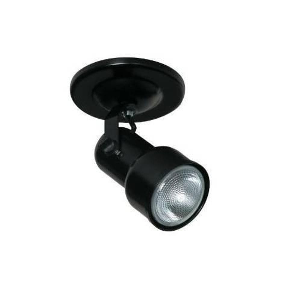 Spot Sobrepor Alumínio 1 Lâmpada 60W E27 Biancoluce Preto