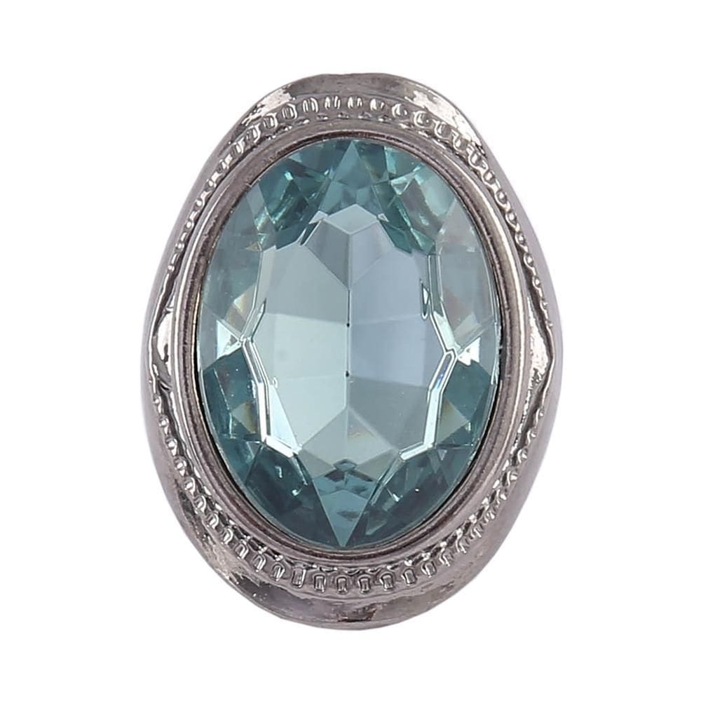 Anel Armazem Rr Bijoux Pedra Azul Grafite