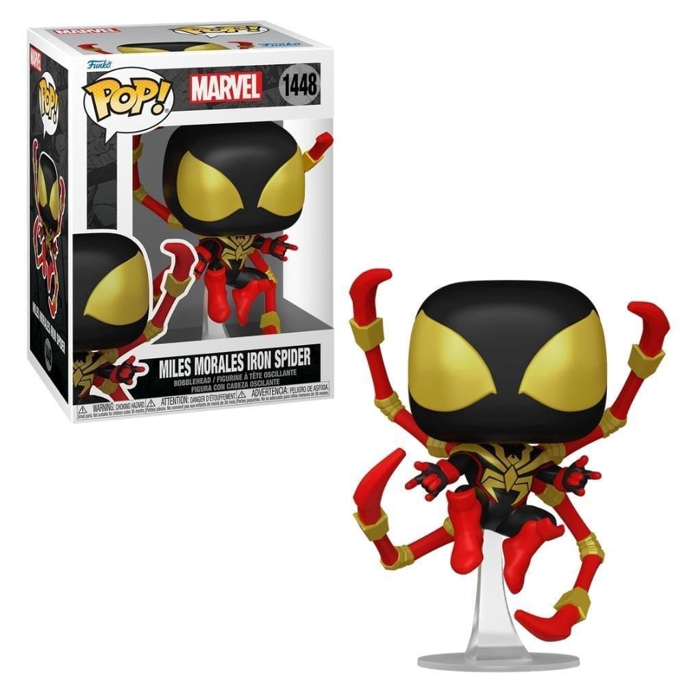 Boneco Funko Pop Marvel Hq - Miles Homem-Aranha De Ferro