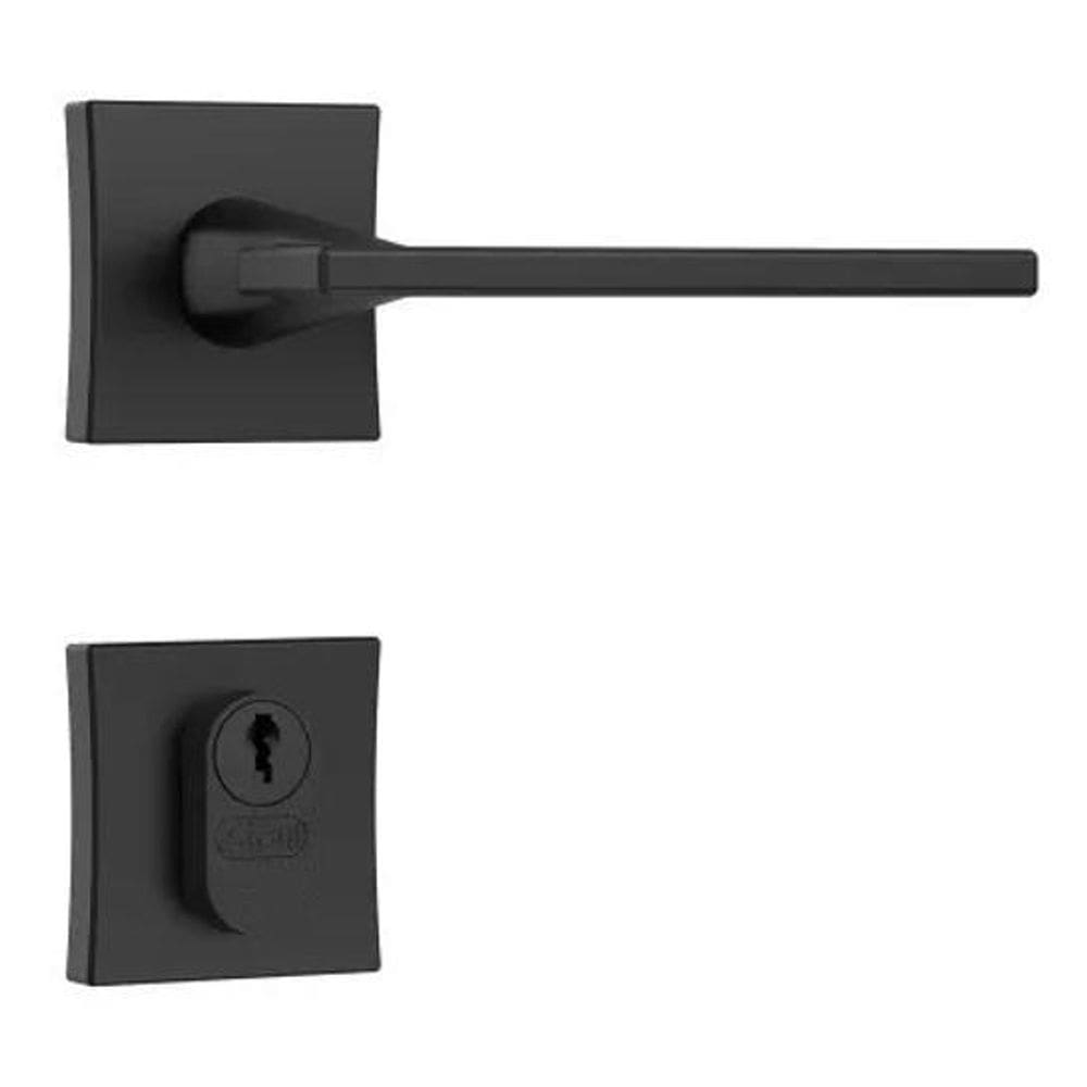 Fechadura Antares 3000 Preto Fosco Stam - Externa