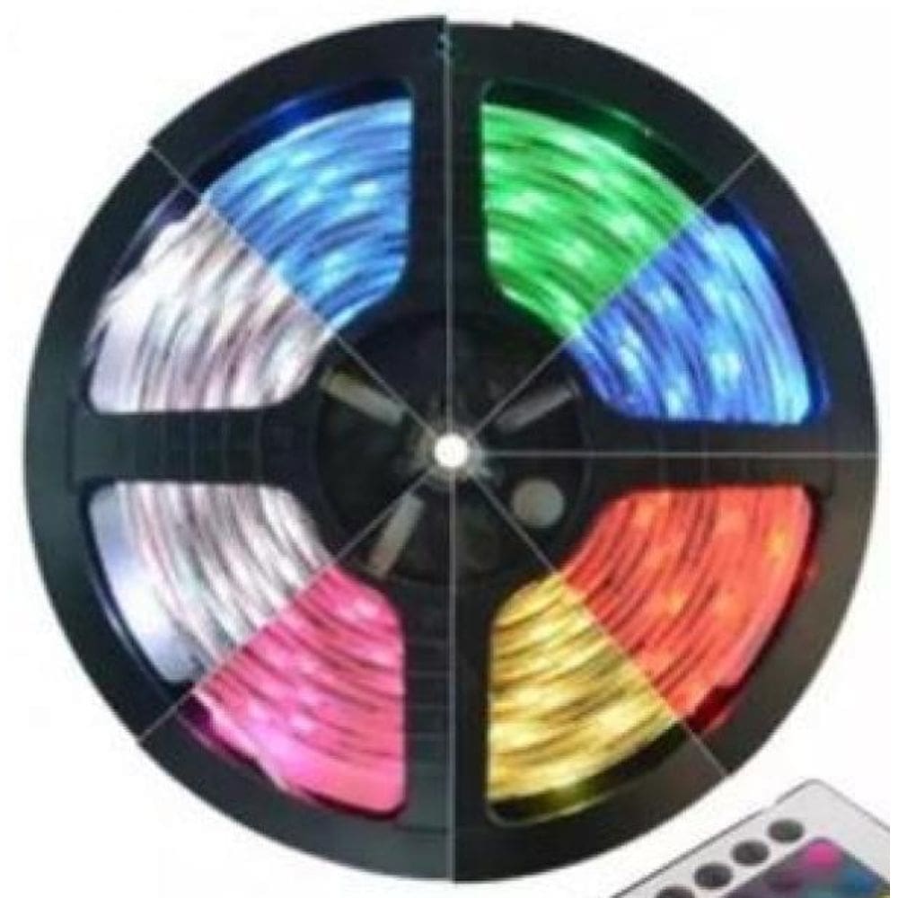 Fita Led Colorida 5050 Rgb 5M 16 Cores + Controle