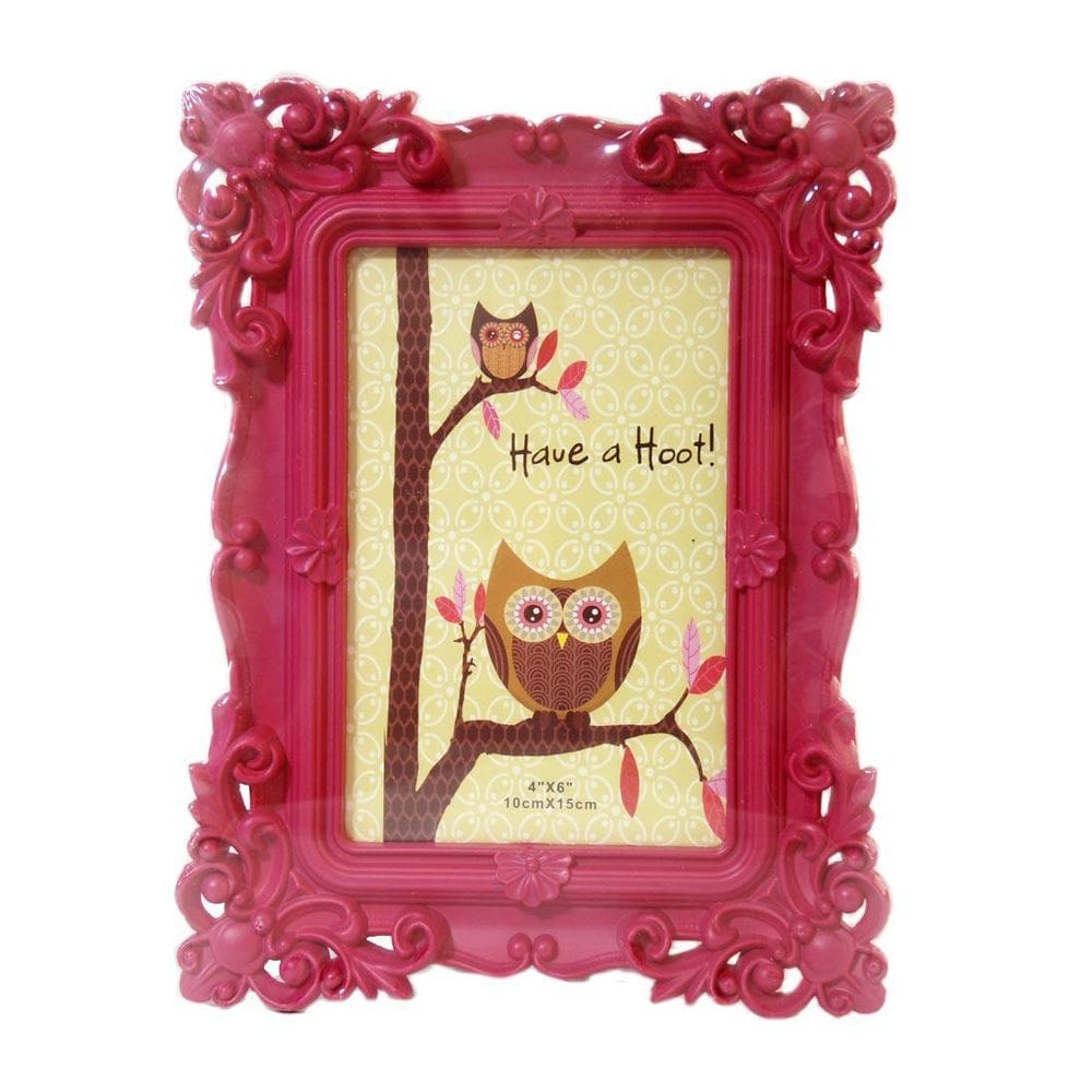 Porta Retrato 10X15Cm Floral Square Pf-1005-4 Ro