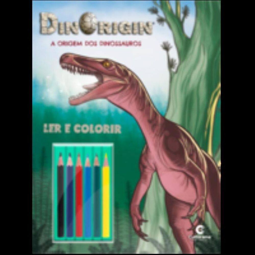 Dinorigin Ler E Clorir Com Lápis