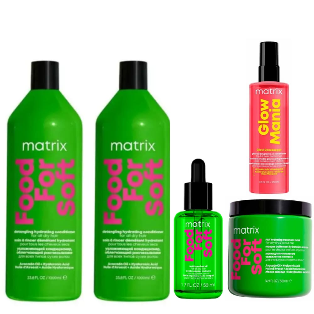 Matrix Kit Oleo+Shampoo G+Condicionador G+Mascara+Leave in