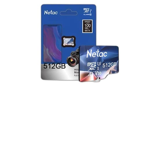 Cartão Micro Sd Netac 512Gb 100Mb/S Casas Bahia