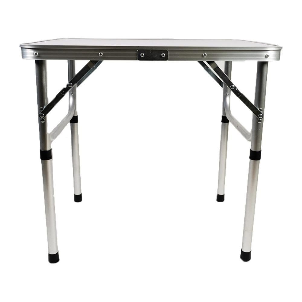 Mesa De Alumínio Dobrável Com Tampão De Mdf 60X45Cm Titanium