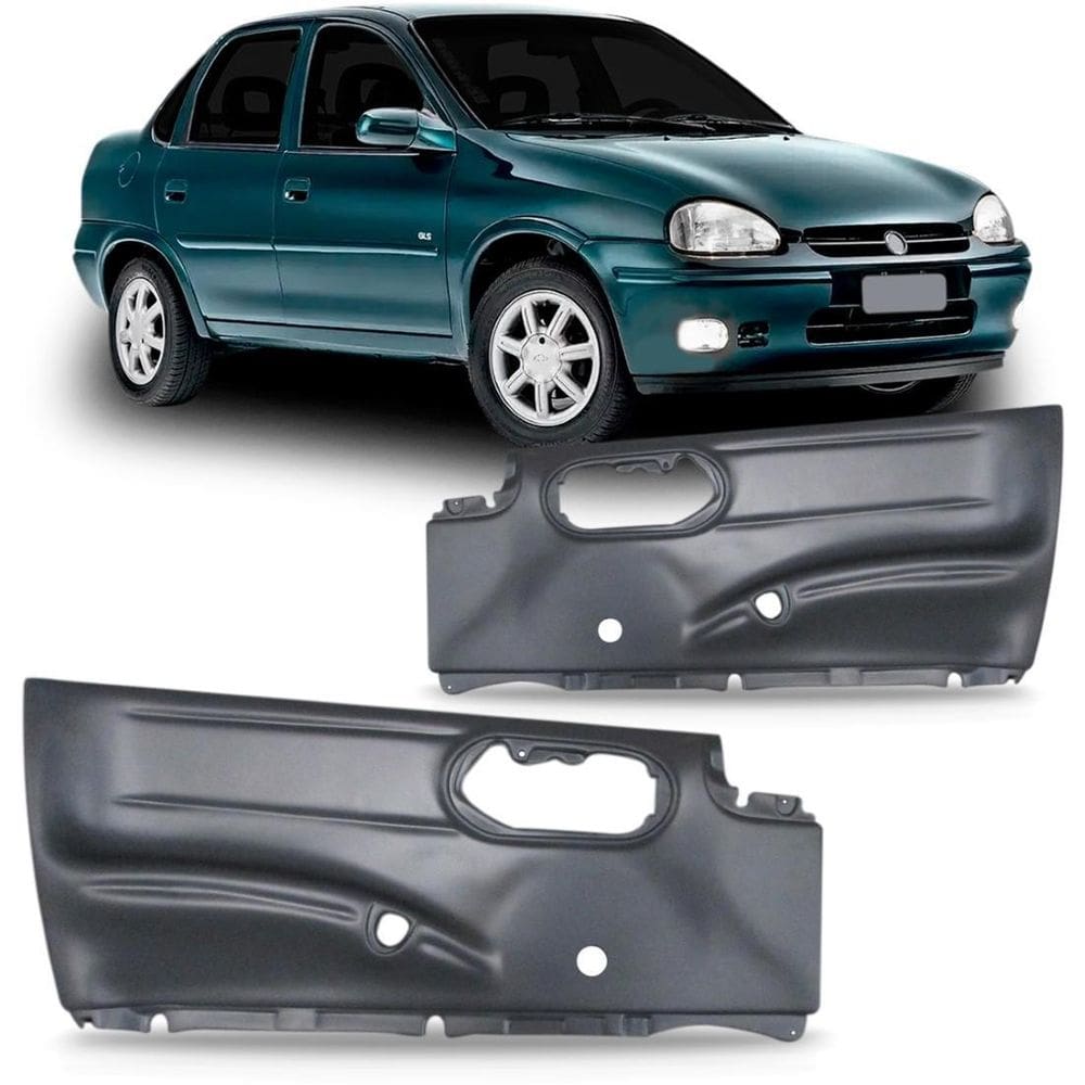 Par Forro Porta Diant Corsa Classic 1996 A 2016 4 Pts Cinza