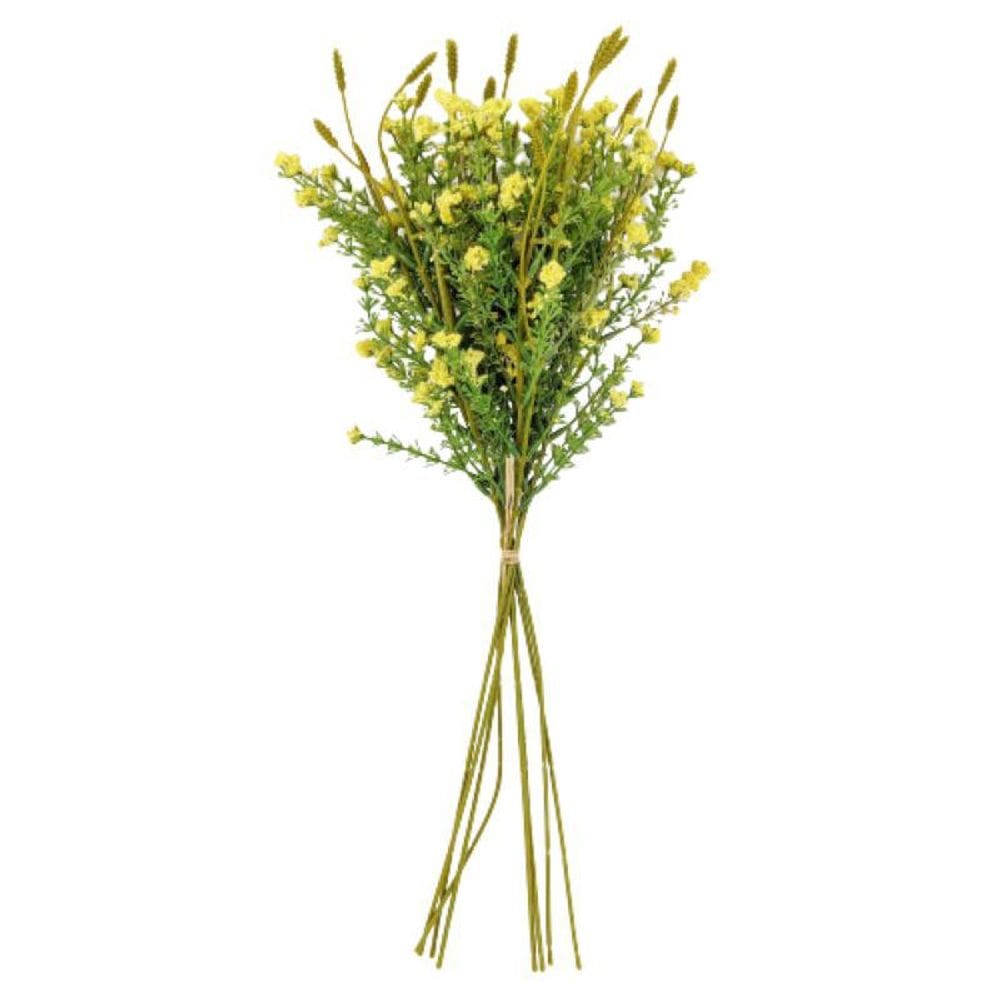 Planta Flor Do Campo Ramalhete 50X20Cm Amarela Artificial