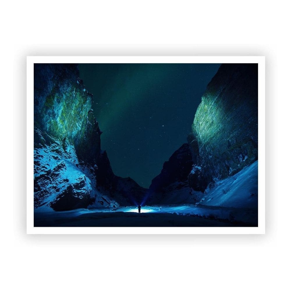 Quadro Decorativo Paisagens Variadas Moldura Branca Mod 19