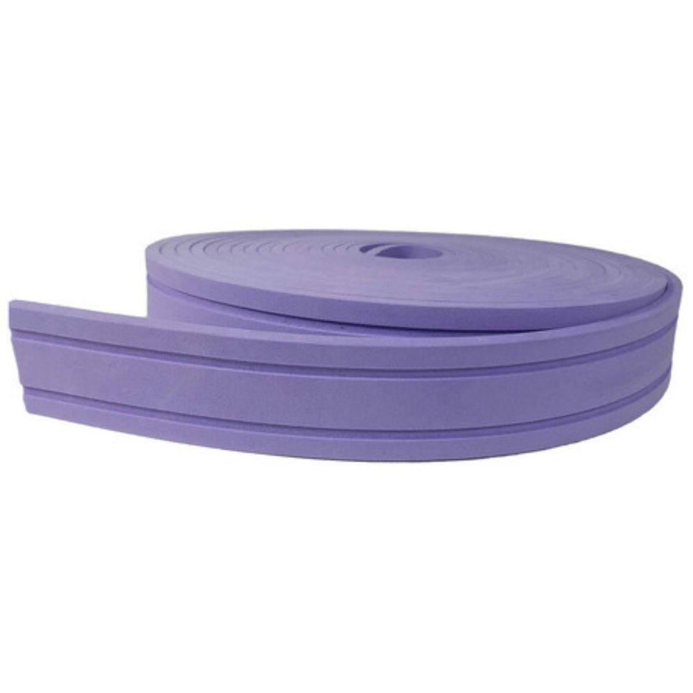Rodapé Moldura Autocolante Flexível 5Cm Boiserie 10 Mt Lilás