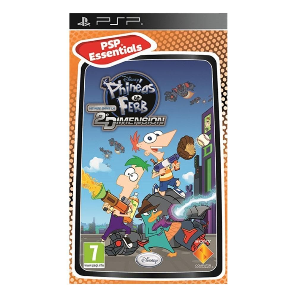 Jogo Phineas & Ferb: Across The Second Dimension Psp Europeu