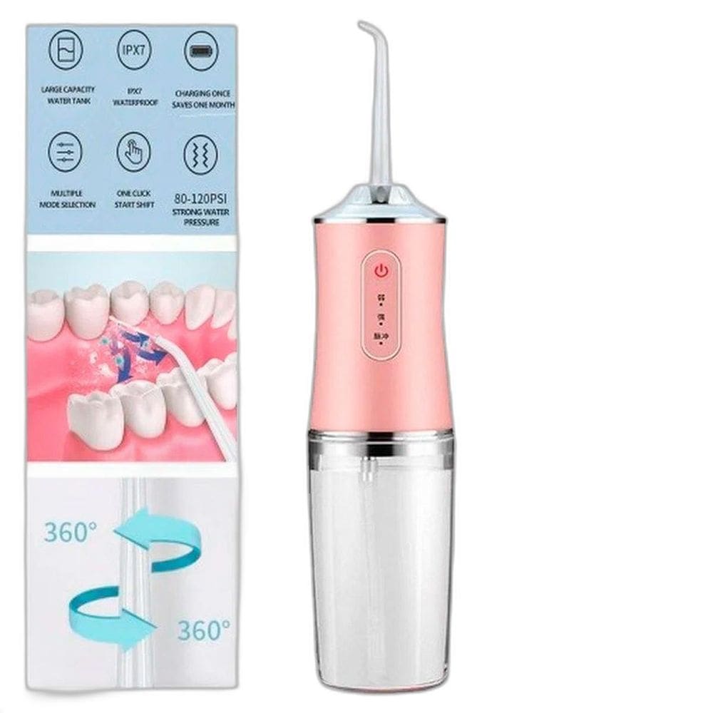 Irrigador Bucal Elétrico Jato D Água Limpador Oral Bucal