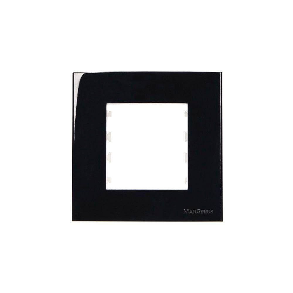 Placa Com Suporte Para Móveis Margirius Sleek 80x80 Preto Ebony
