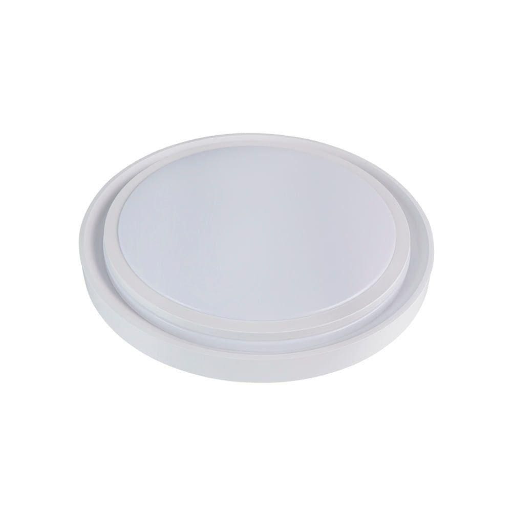 Plafon Nordecor Zony Redondo 2669 Led Bivolt Branco Ajustável