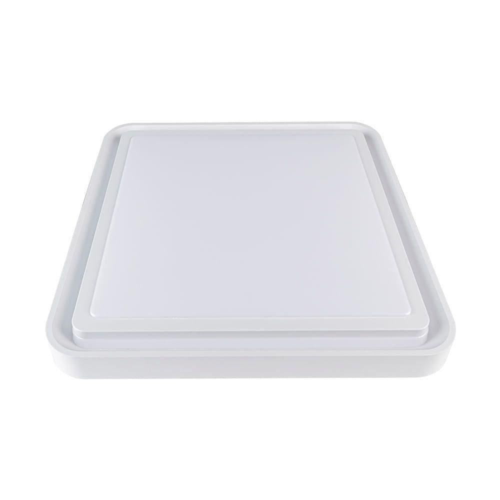 Plafon Nordecor Zony Quadrado 2671 Led Bivolt Branco Ajustável