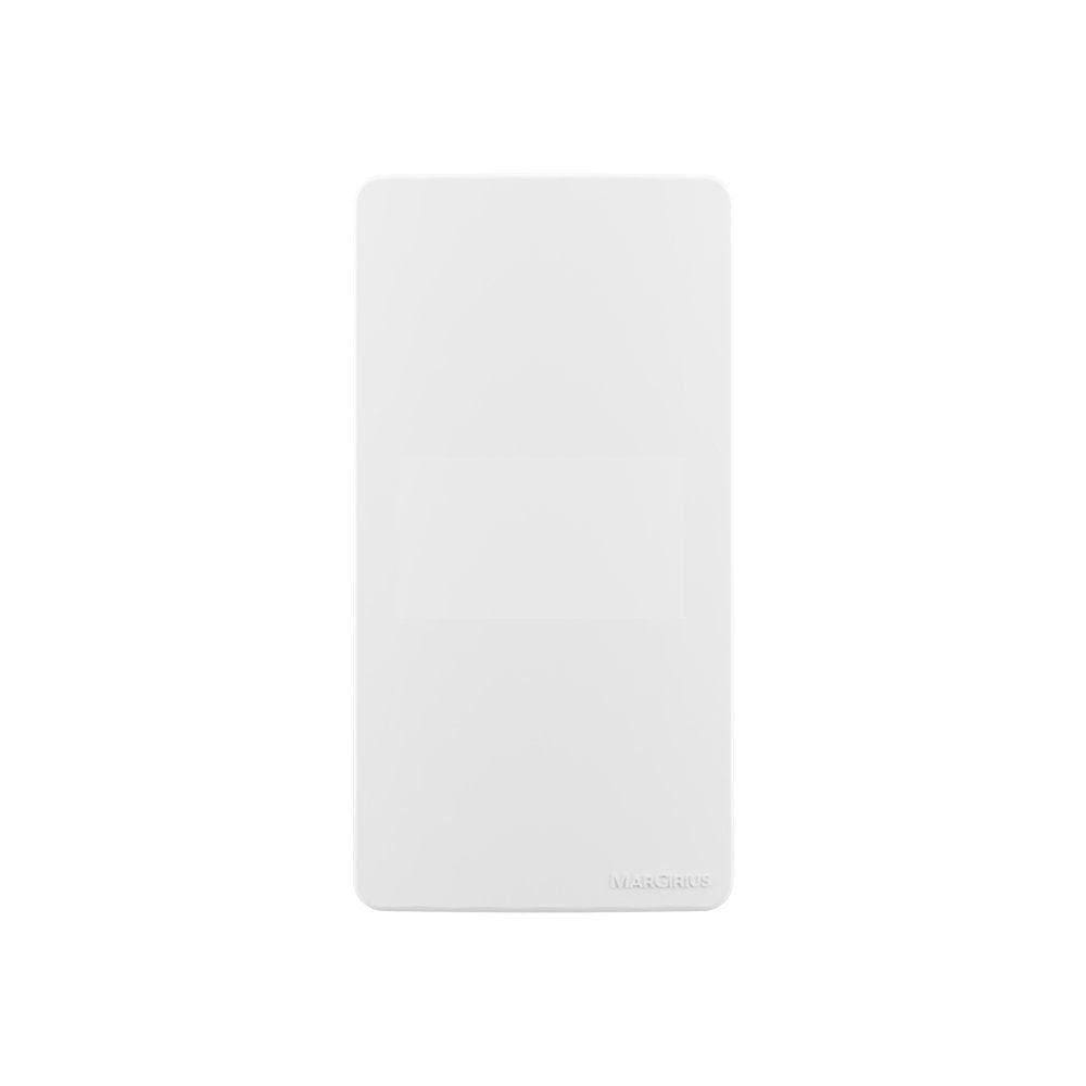 Placa Cega Para Condulete Com Suporte Margirius Sleek Caixa 1 Branca