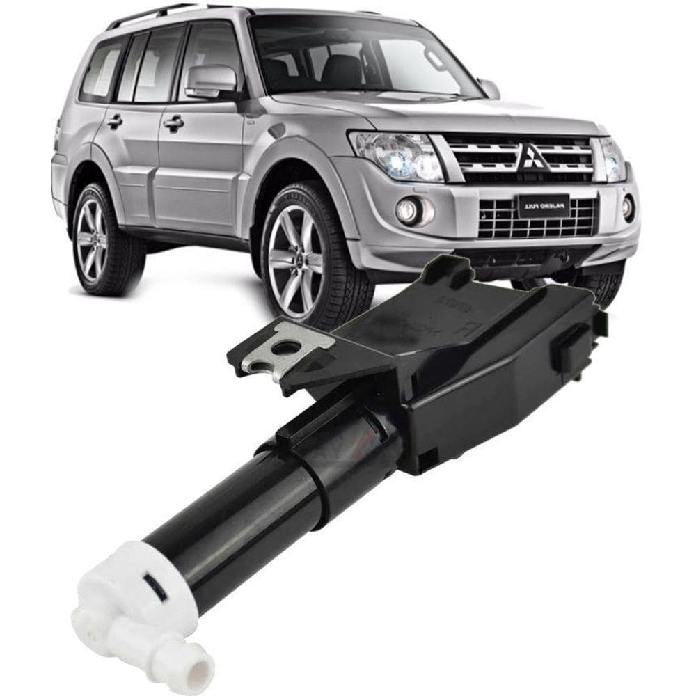 Esguicho Do Farol Pajero Full De 2008 À 2016 - Ld Esquerdo