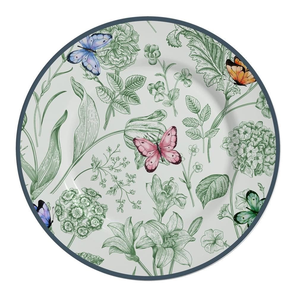 Conjunto Com 6 Pratos Raso Campestre 29Cm