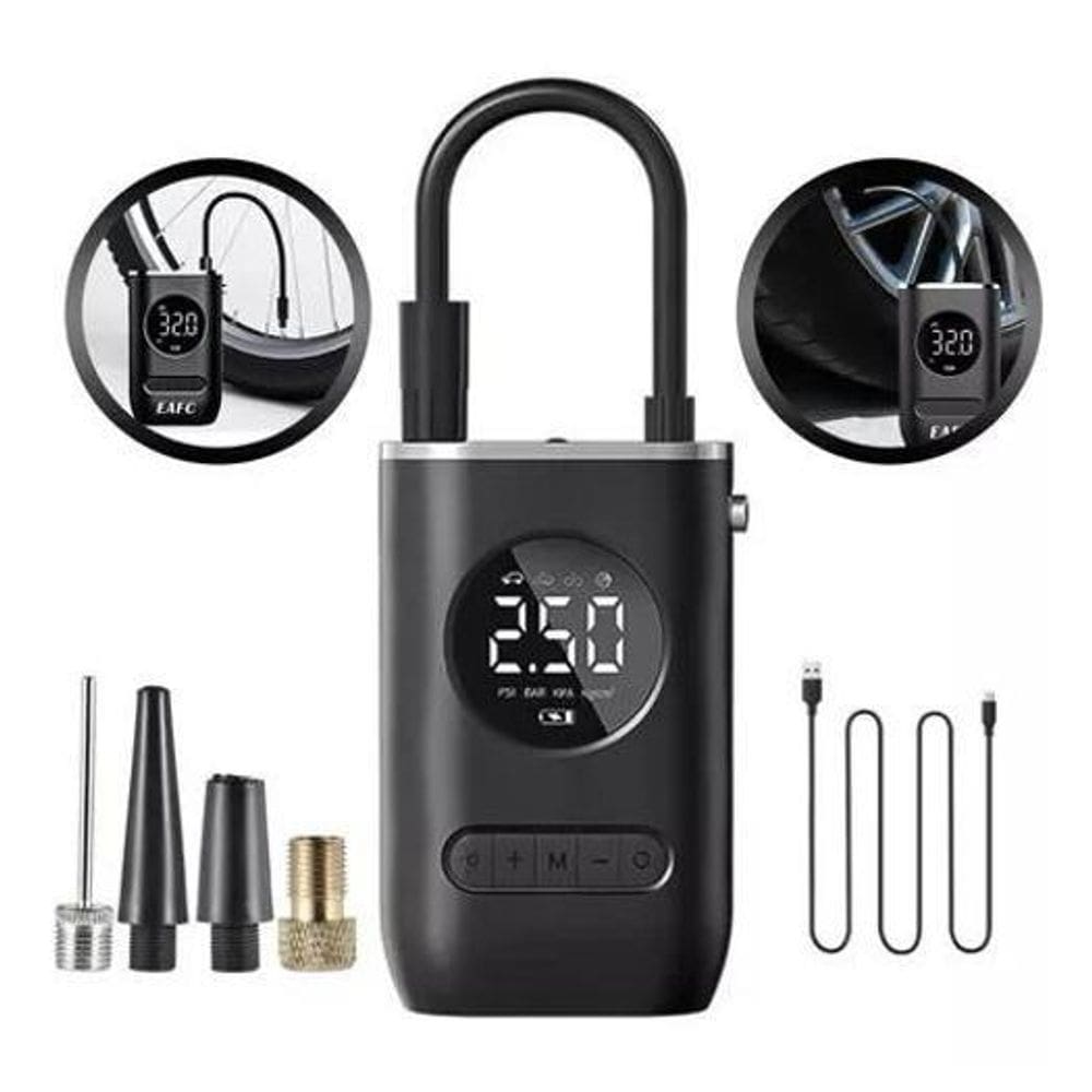 Calibrador E Compressor Ar Portátil Manutenção Simples Seus