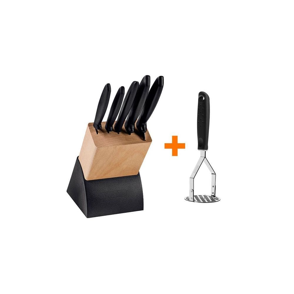 Faqueiro Plenus 6 Pçs +1 Amassador Batata Feijão Tramontina