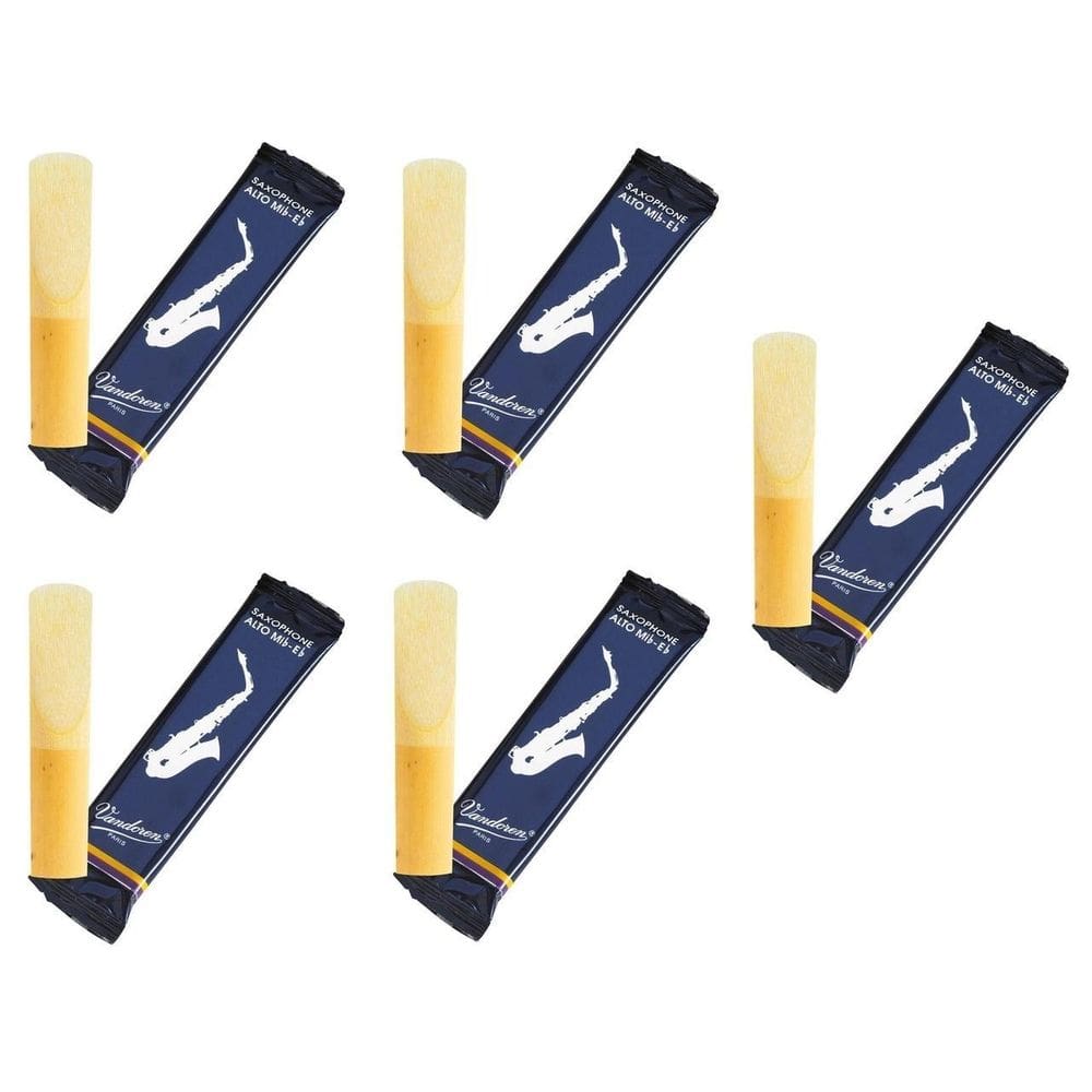 Kit 5 Palhetas Sax Alto Vandoren 2