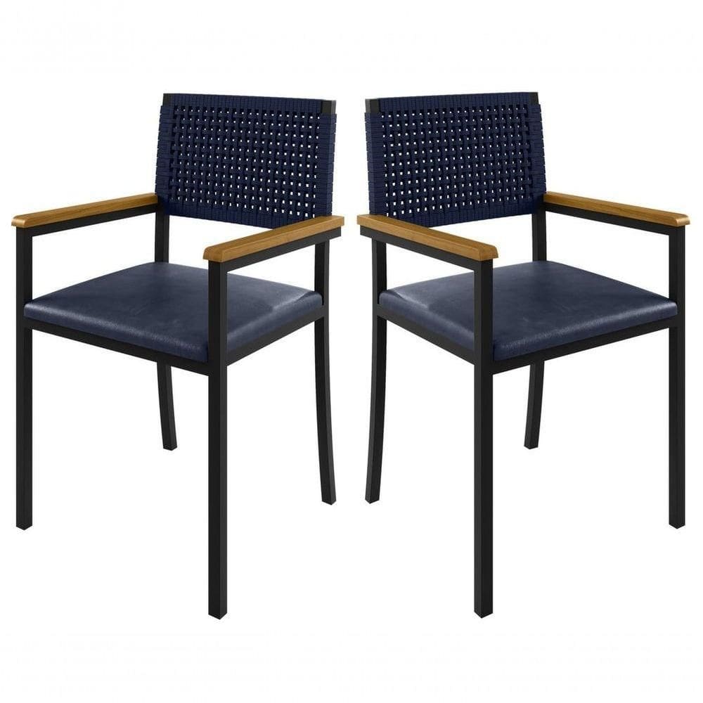 Cadeiras Para área Gourmet Com Braço - Madri - Paonanda Decor