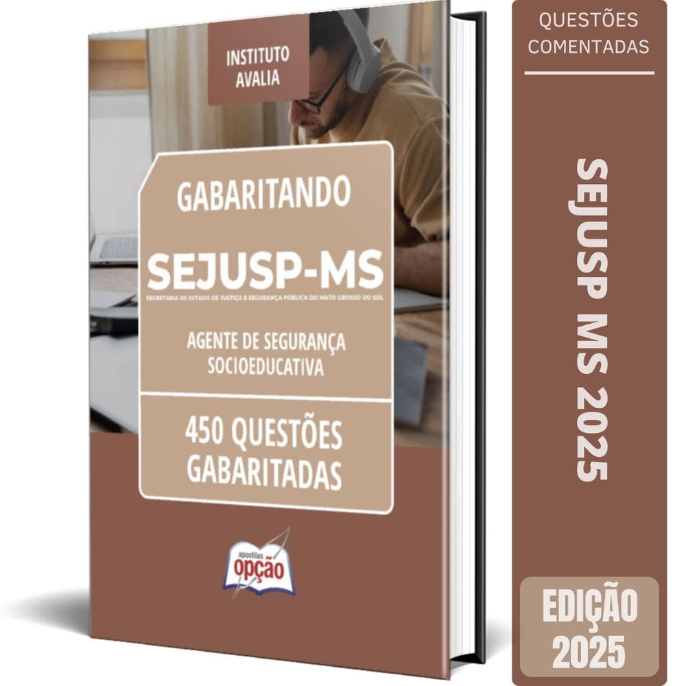 Caderno Testes Sejusp Ms 2025 Agente Segurança