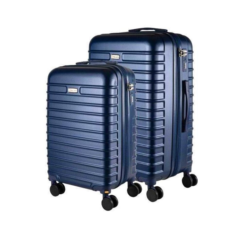 Conjunto Mala 23Kg + Mala 10Kg Expansível Azul Marinho Fan