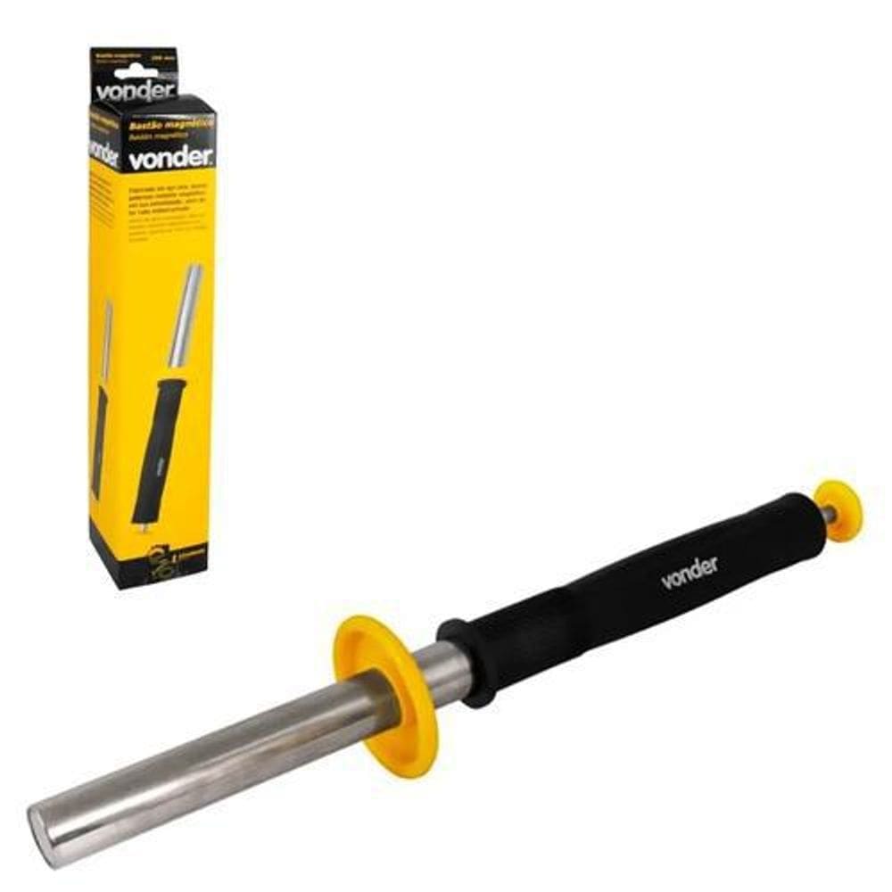 Bastão Magnético Pegador 390Mm Vonder Inox Limpeza De Cavaco