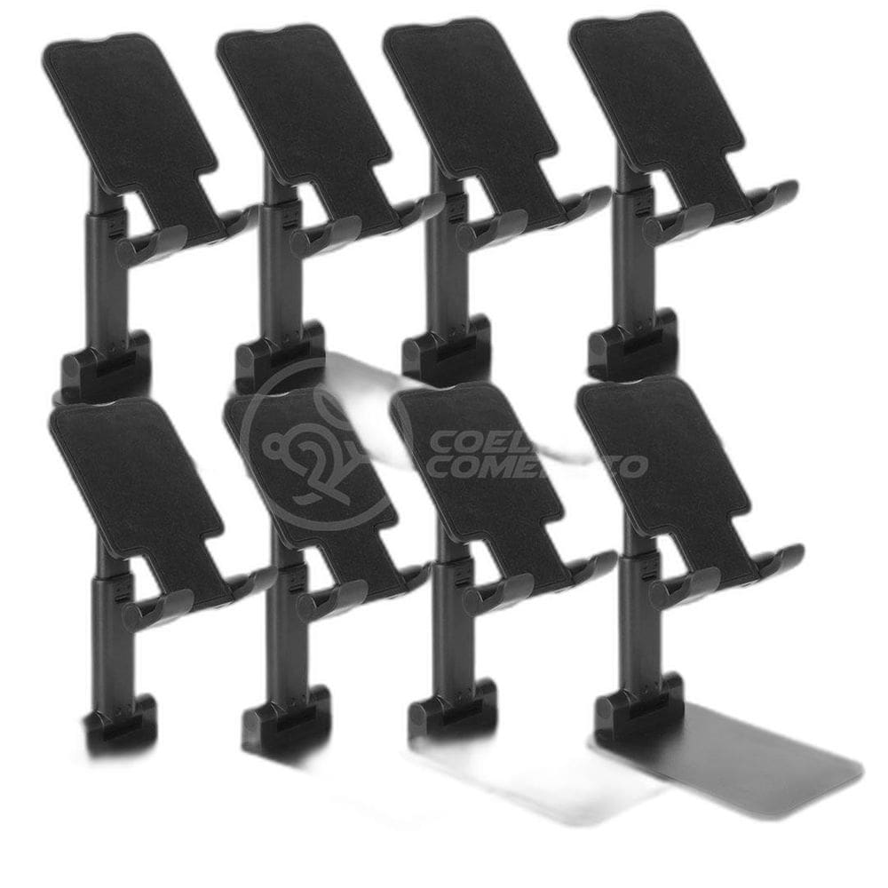 Kit 8 Suporte De Mesa Universal Celular Articulado Portátil