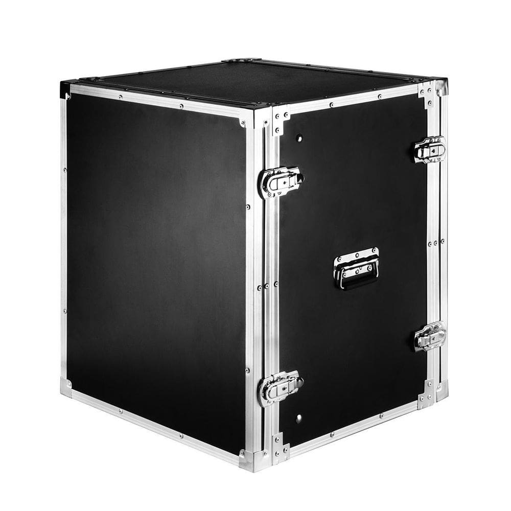 Case Rack Periférico 12U Profissional Com 2 Trilhos Roscados