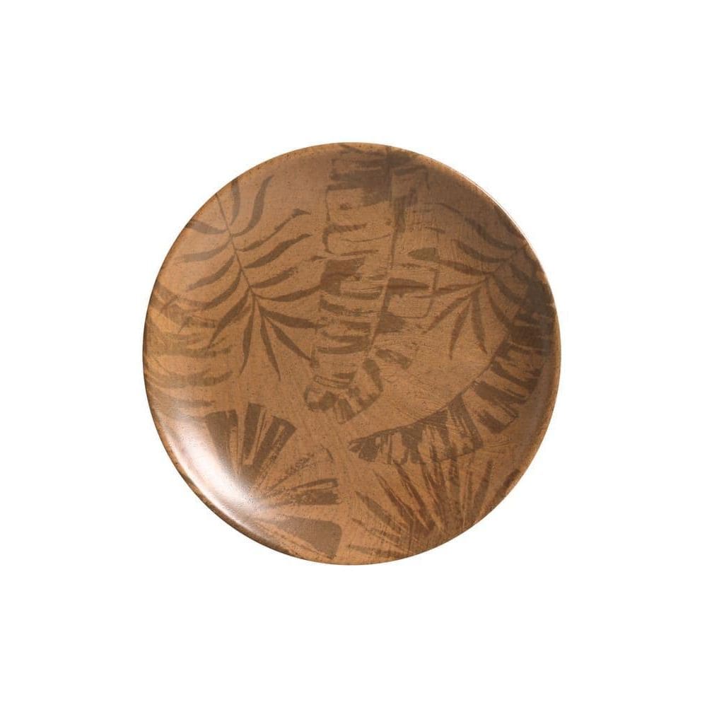 Conjunto 6 Pratos De Sobremesa Coup Palm Tree Terracota 21Cm