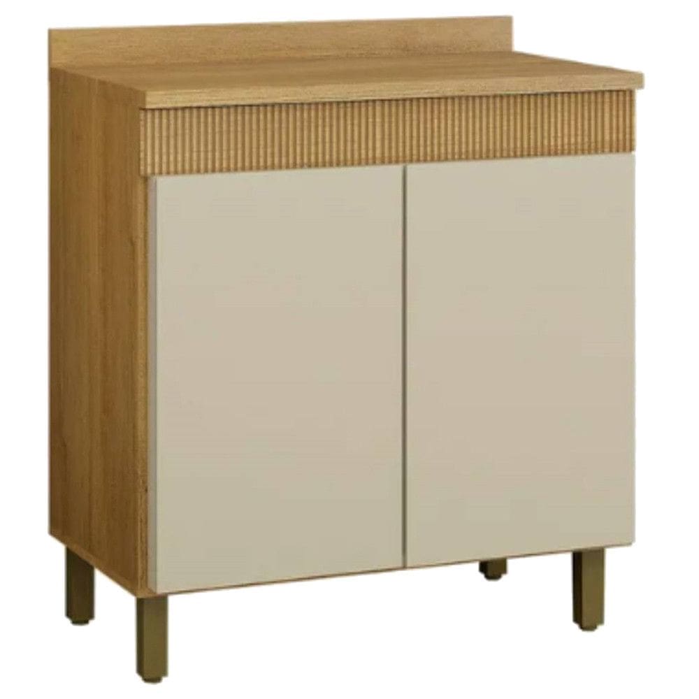 Balcão Dakota 80cm em MDP/MDF com 2 Portas Vadelmóveis