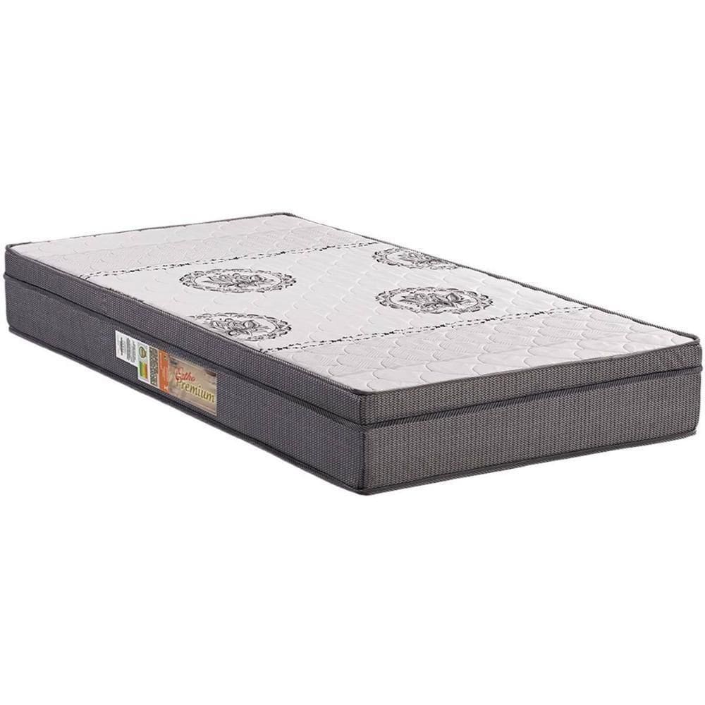 Colchão Solteiro Anatômico D28 - Orthopremium Euro Pillow Grey (88x188x24) -