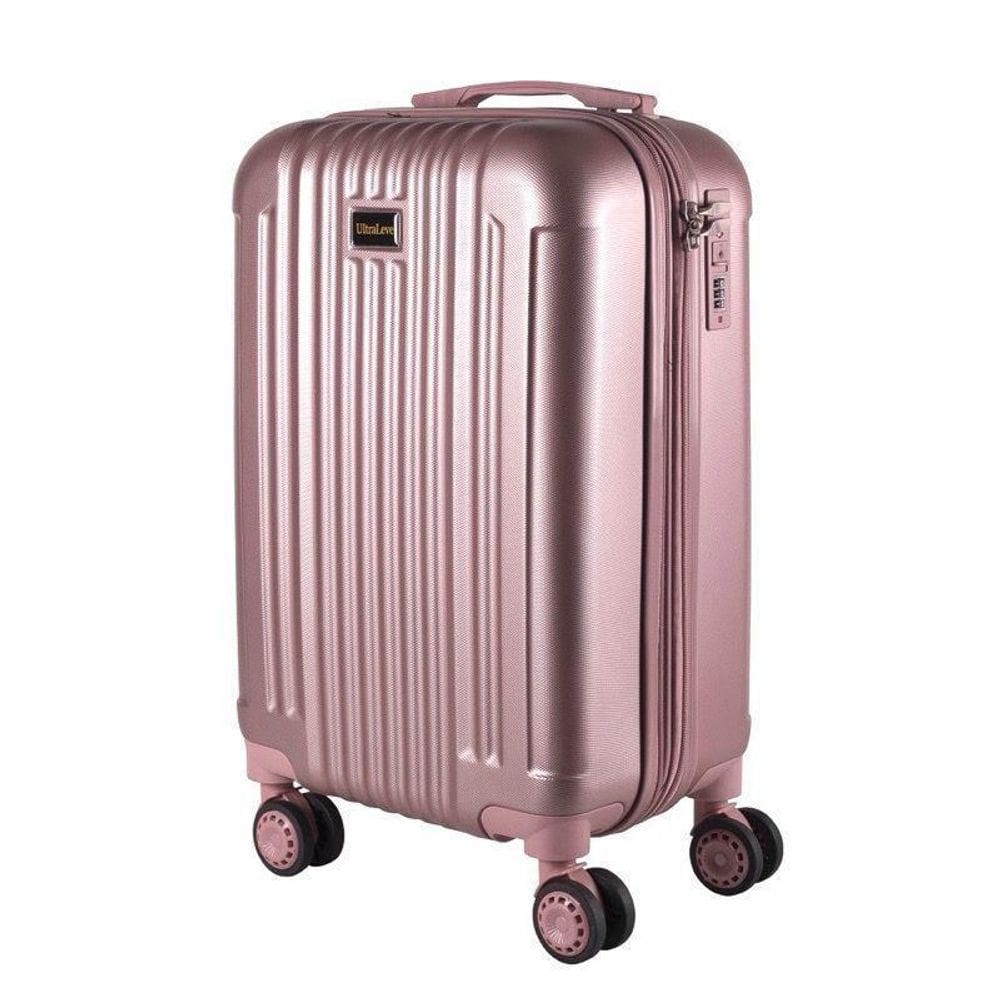 Mala De Bordo 10Kg Expansível Rose Maldivas Ultra Leve