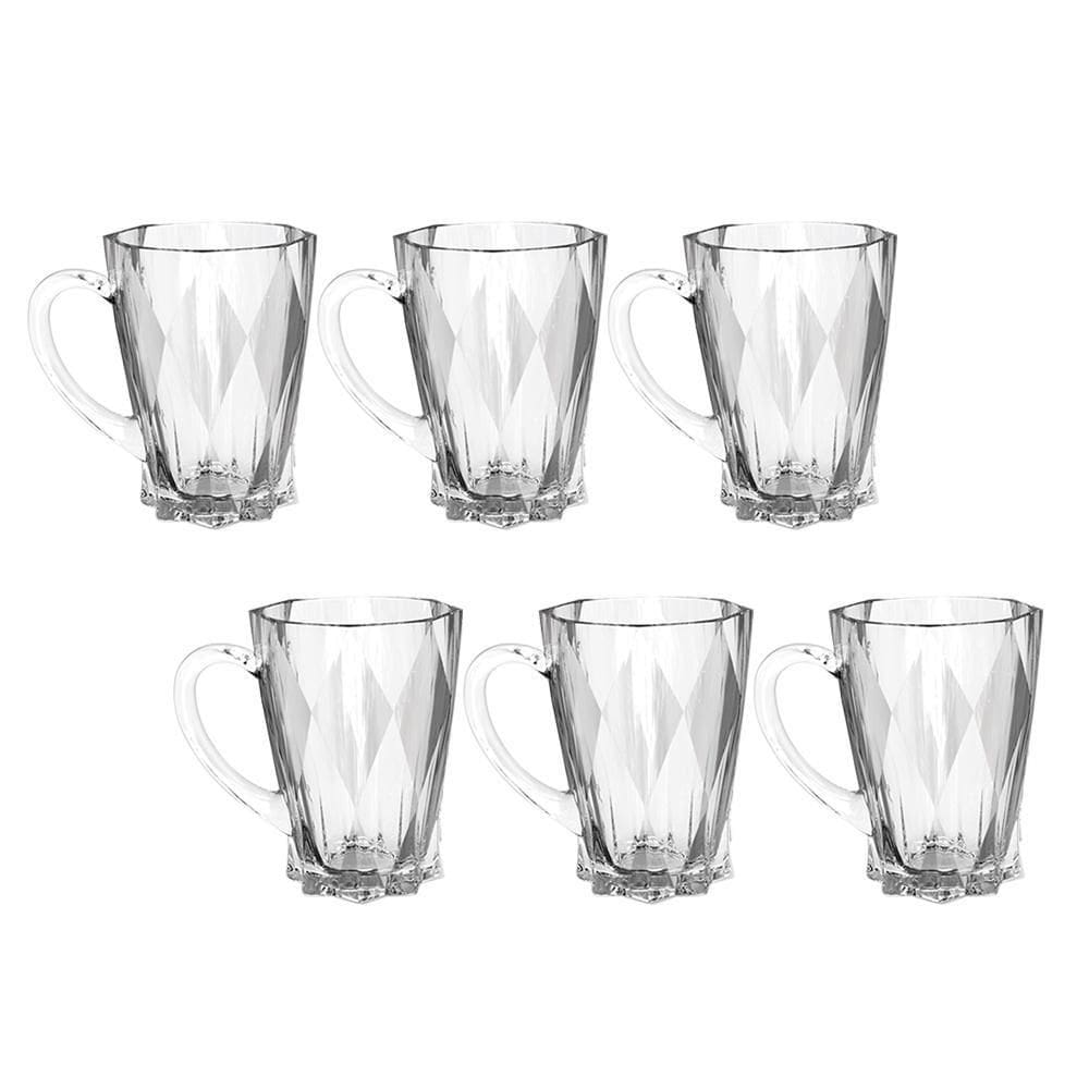 Jogo De Caneca Orio 210 Ml Class Home 6 Unidades