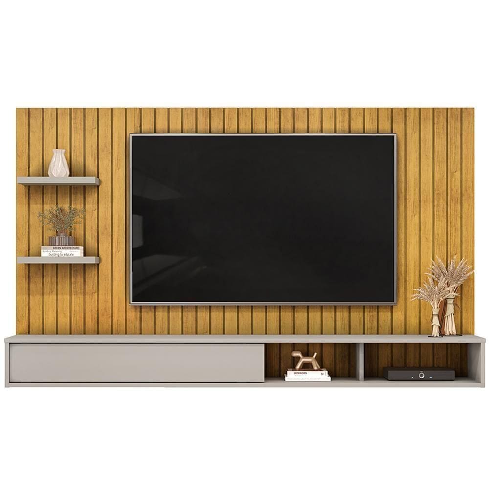 Painel Suspenso 60 Pol 179 Cm Friz Cedro Bali Dj Moveis Cedro Bali