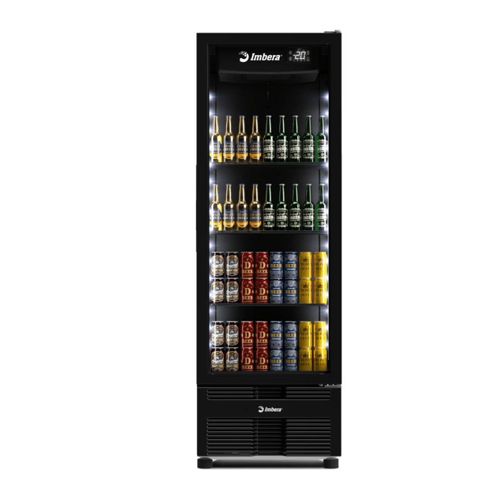 Cervejeira Imbera 454 Litros Porta De Vidro FULL BLACK CCV315 220V