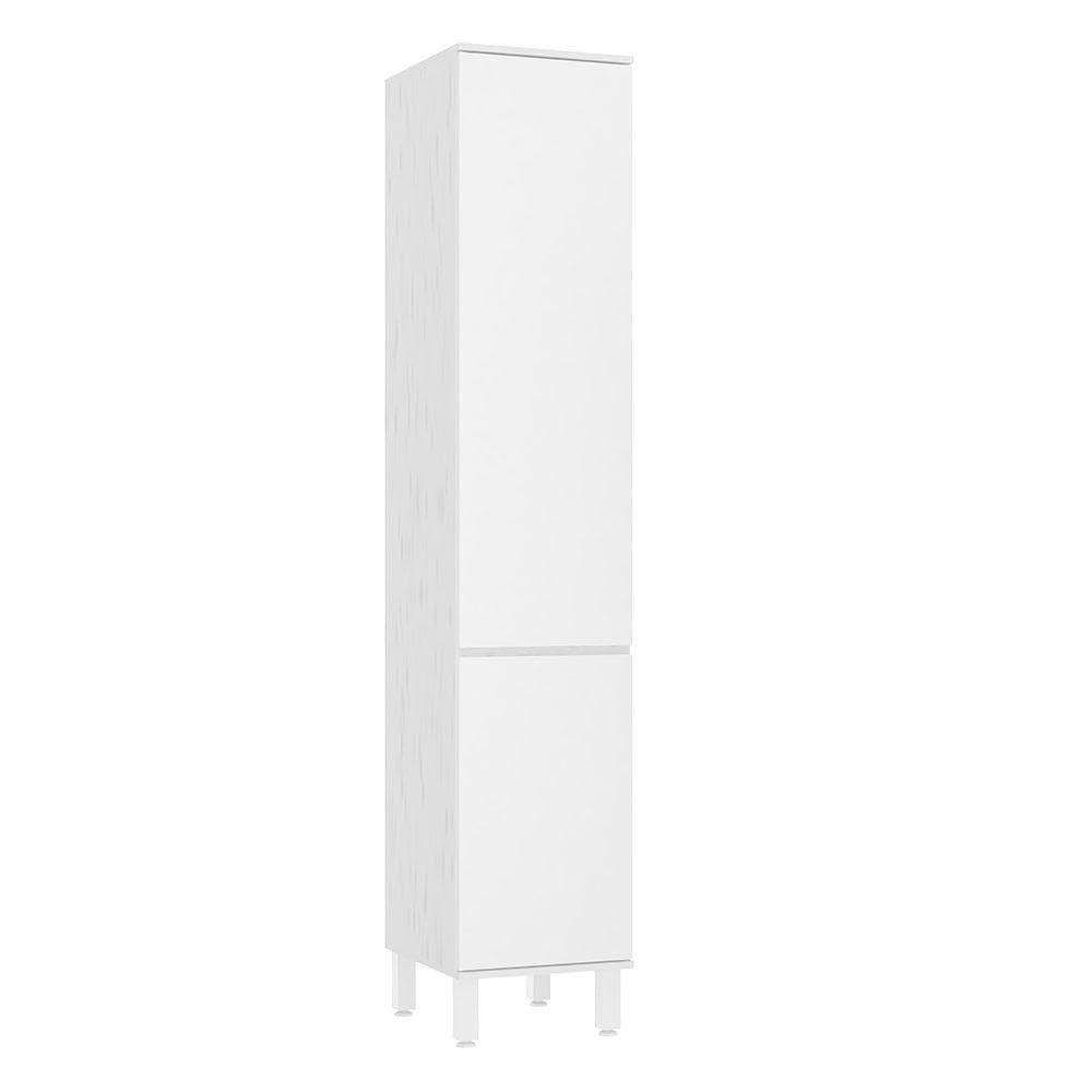 Paneleiro 40cm 2 Portas Dora Luciane Móveis branco Supremo