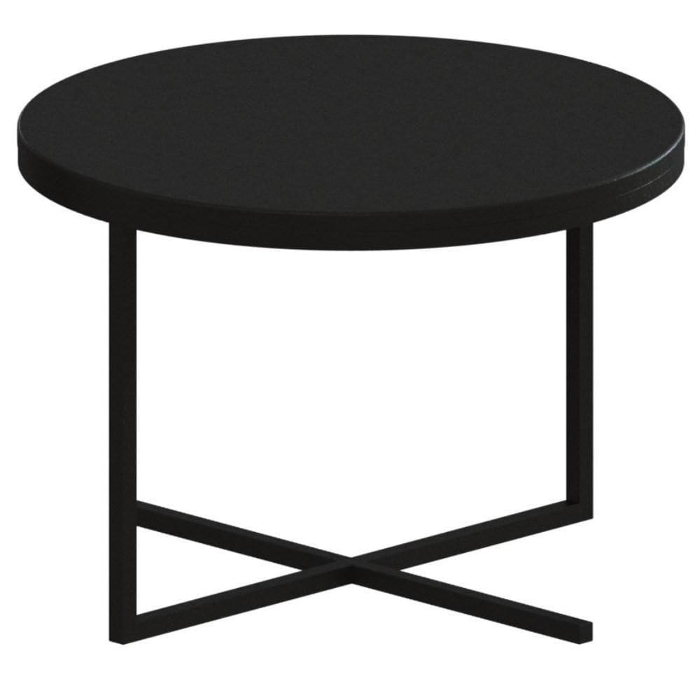 Mesa De Centro Média Volpi 24815 Preto - Artesano