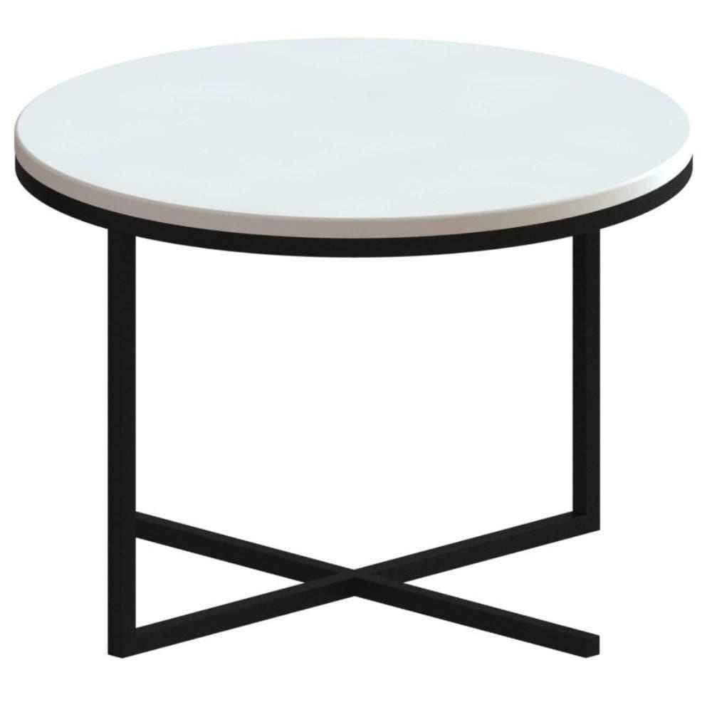 Mesa De Centro Baixa Volpi 24816 Branco - Artesano
