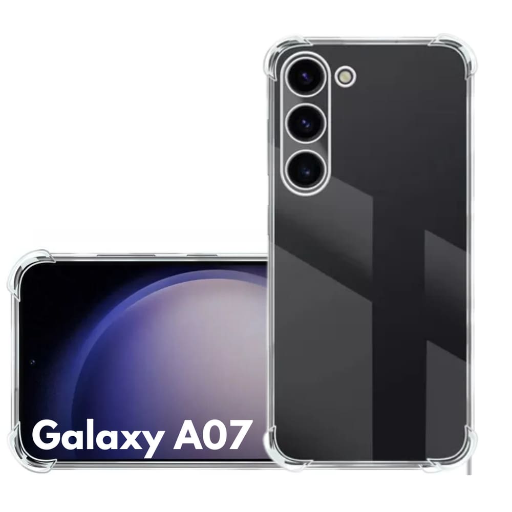 Capa Capinha Para Galaxy A17 Antishock Transparente Bordas Reforçadas