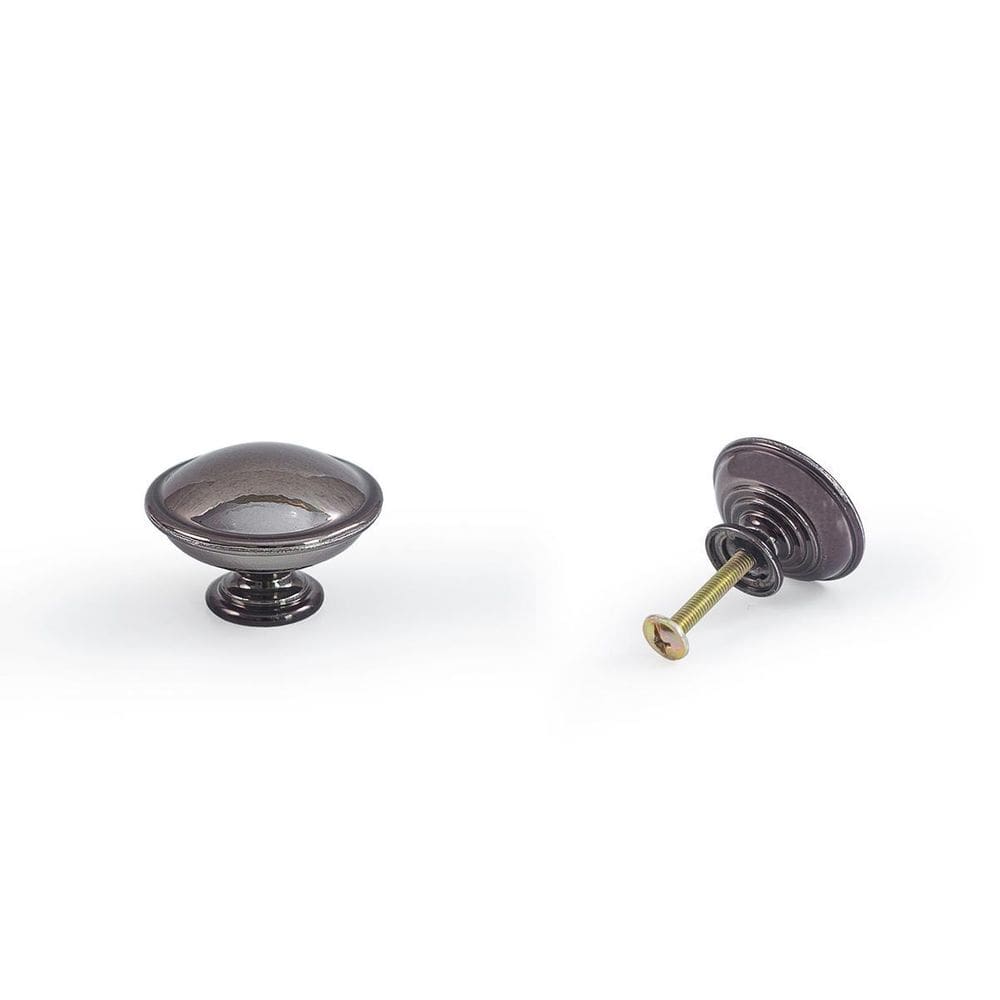 Puxador Redondo Em Latão Metal Para Móveis,Porta,Gaveta 6Un