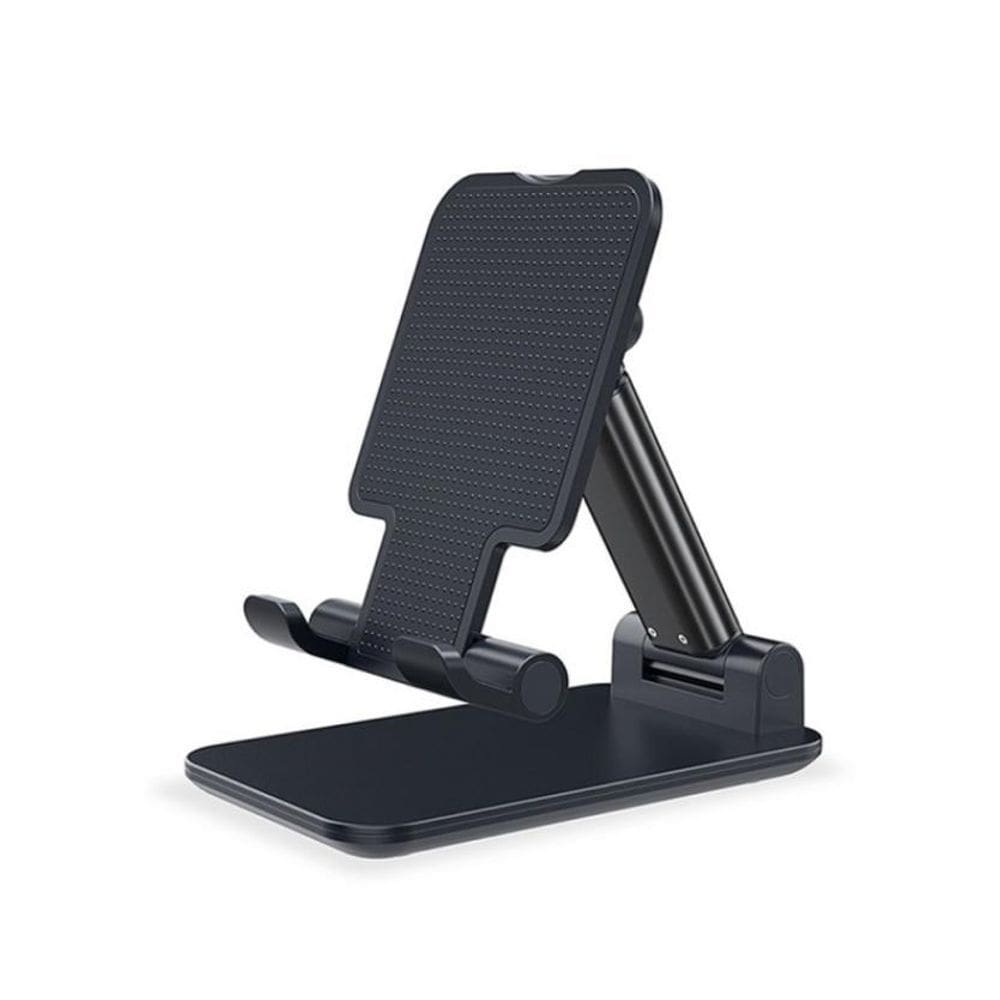 Suporte De Mesa Dobrável Para Celular E Tablet - Preto