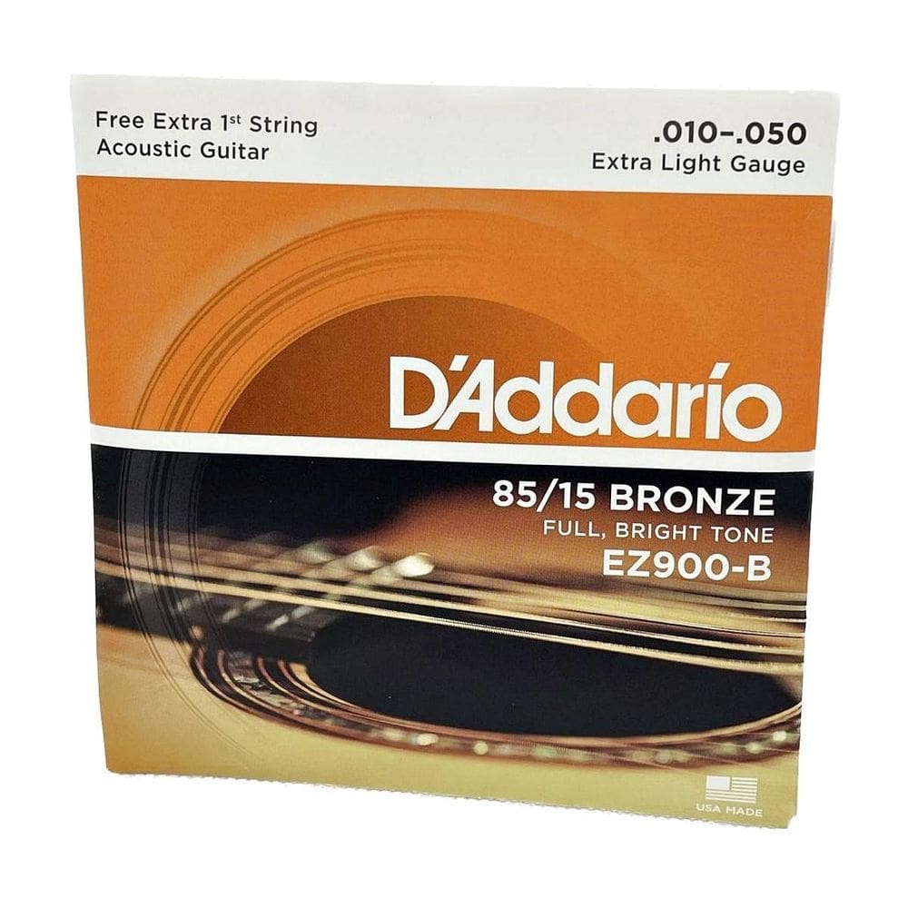 Cordas 010 Daddario Violão Ez900-B Aço Bronze 85/15