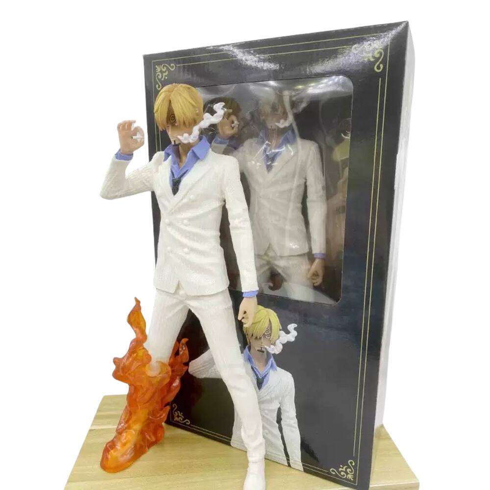 Figuras ornamentais Sanmu One Piece Sanji White PVC 18+