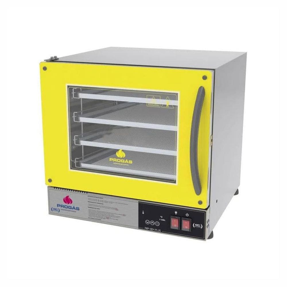 Forno Turbo Fest Oven Plus Elétrico 110V Amarelo Progás