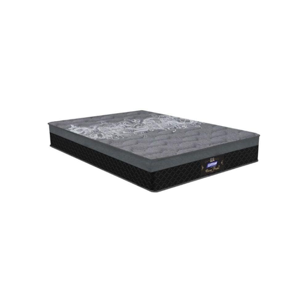 Colchão Mola Ouro Preto 138x188cm Gazin Preto/cinza