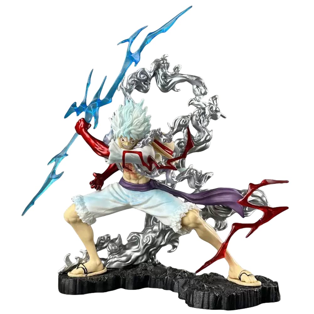 Figuras ornamentais One Piece Luffy Gear3 Anime PVC com mais de 14 anos